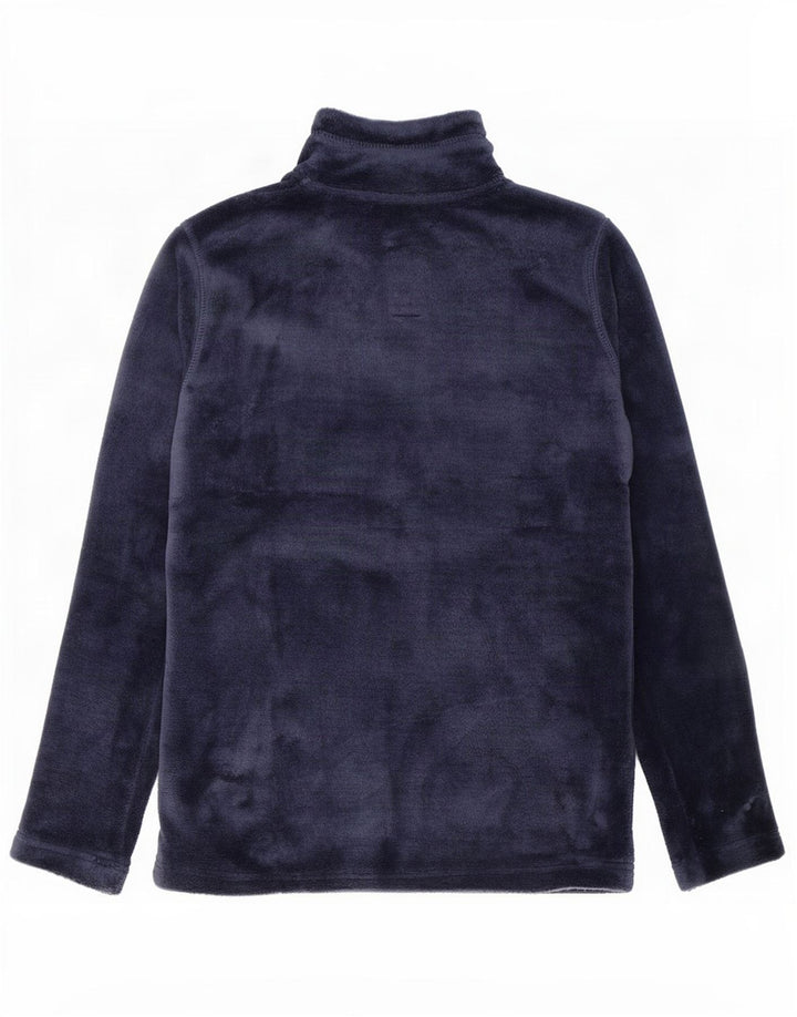 Brugi Womens Fleece Jacket UK 14 Medium Navy Blue Polyester