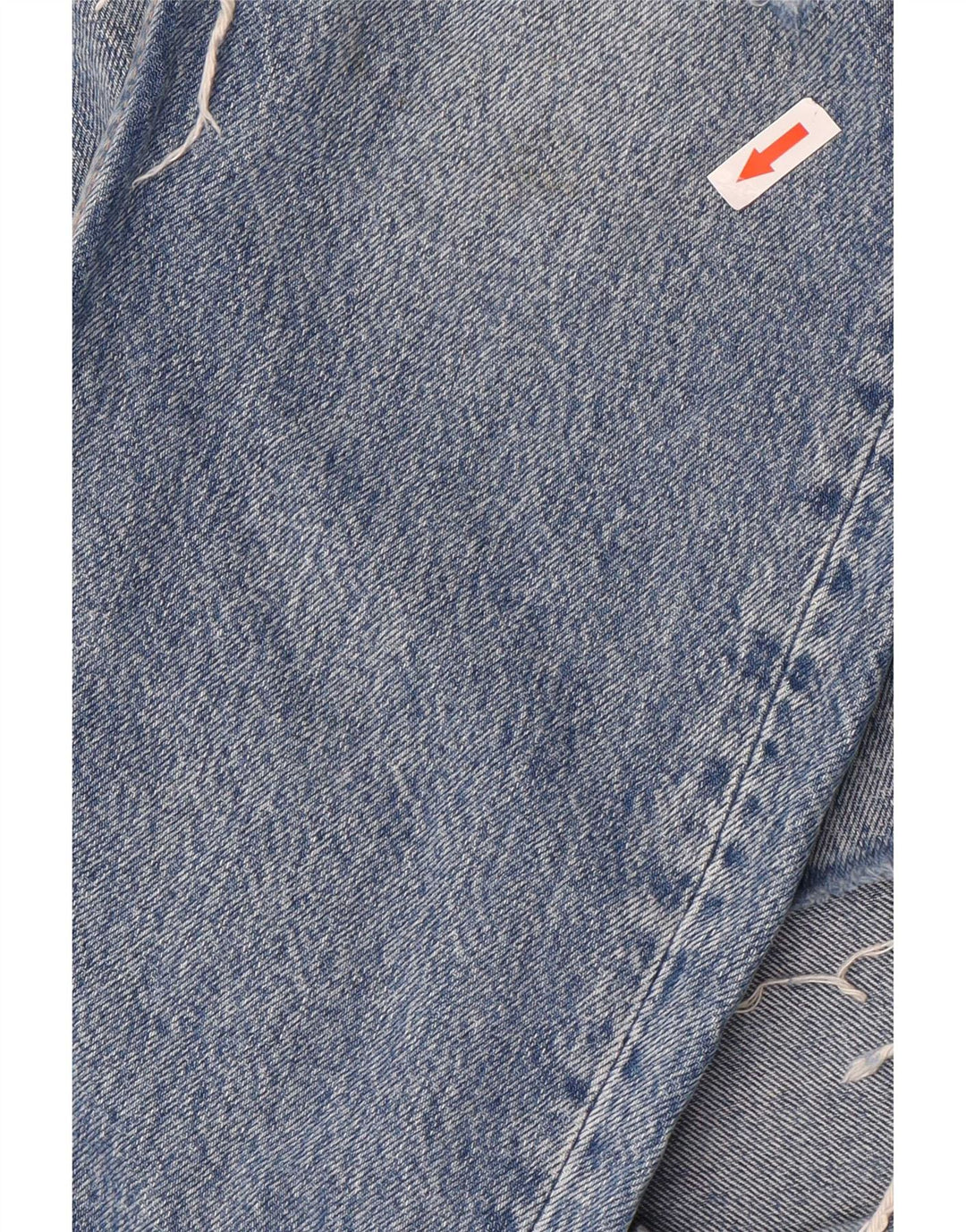 Zara Womens Distressed Straight Jeans EU 40 Medium W30 L27 Blue Cotton