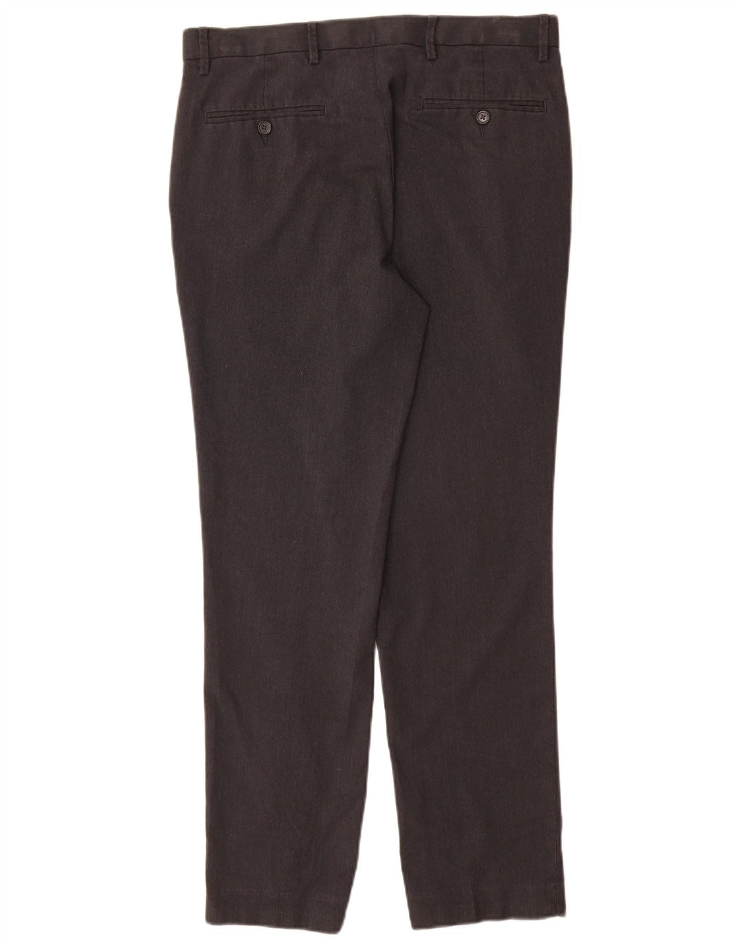 Marks & Spencer Mens Slim Suit Trousers W32 L31 Grey Polyester