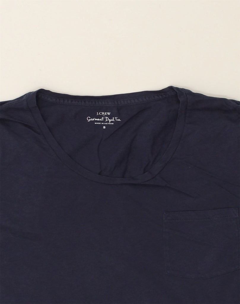 J. CREW Mens Garment Dyed T-Shirt Top Small Navy Blue Cotton | Vintage J. Crew | Thrift | Second-Hand J. Crew | Used Clothing | Messina Hembry 