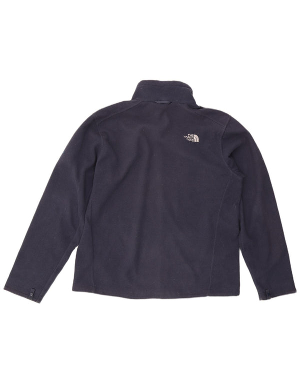 The North Face Mens Liner Fleece Jacket UK 40 Large Navy Blue Polyester