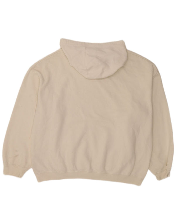 Billabong Mens Loose Fit Hoodie Jumper Medium White Cotton