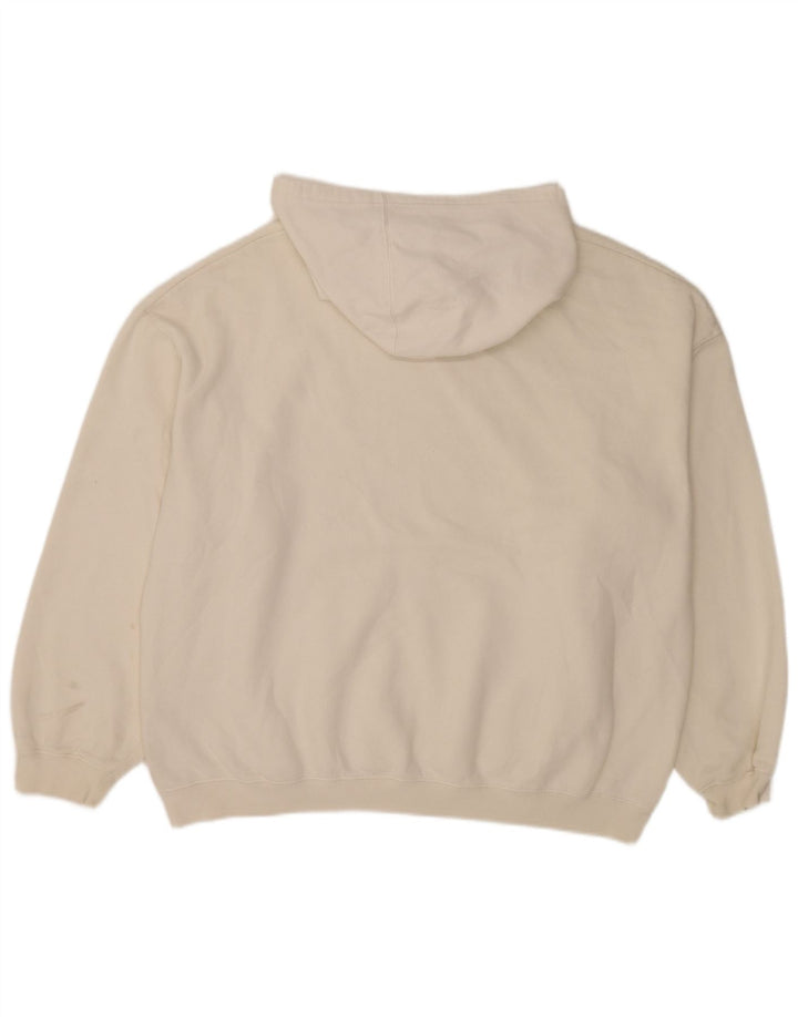 Billabong Mens Loose Fit Hoodie Jumper Medium White Cotton