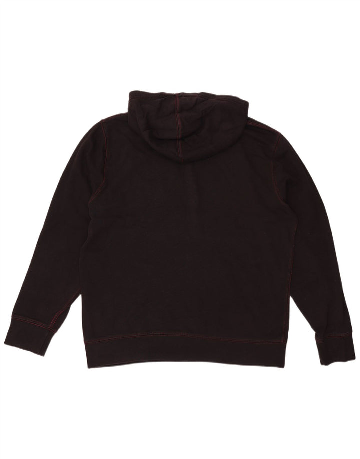 Levi's Mens Graphic Hoodie Jumper Large Black Cotton