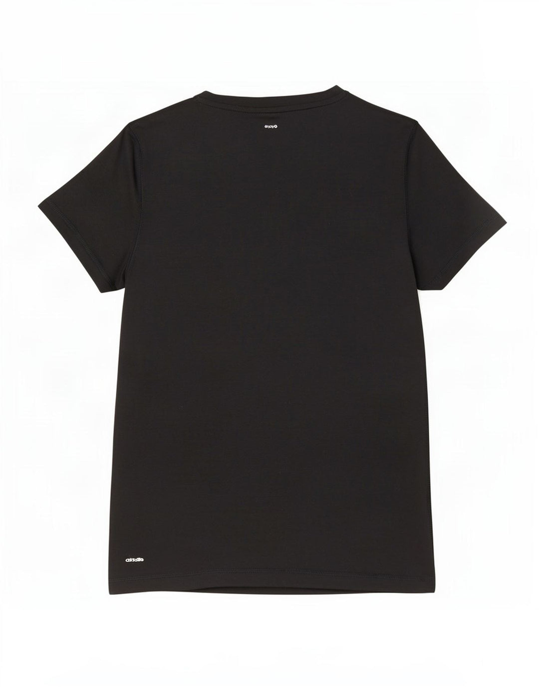 Adidas Womens T-Shirt Top UK 12/14 Medium Black Polyester