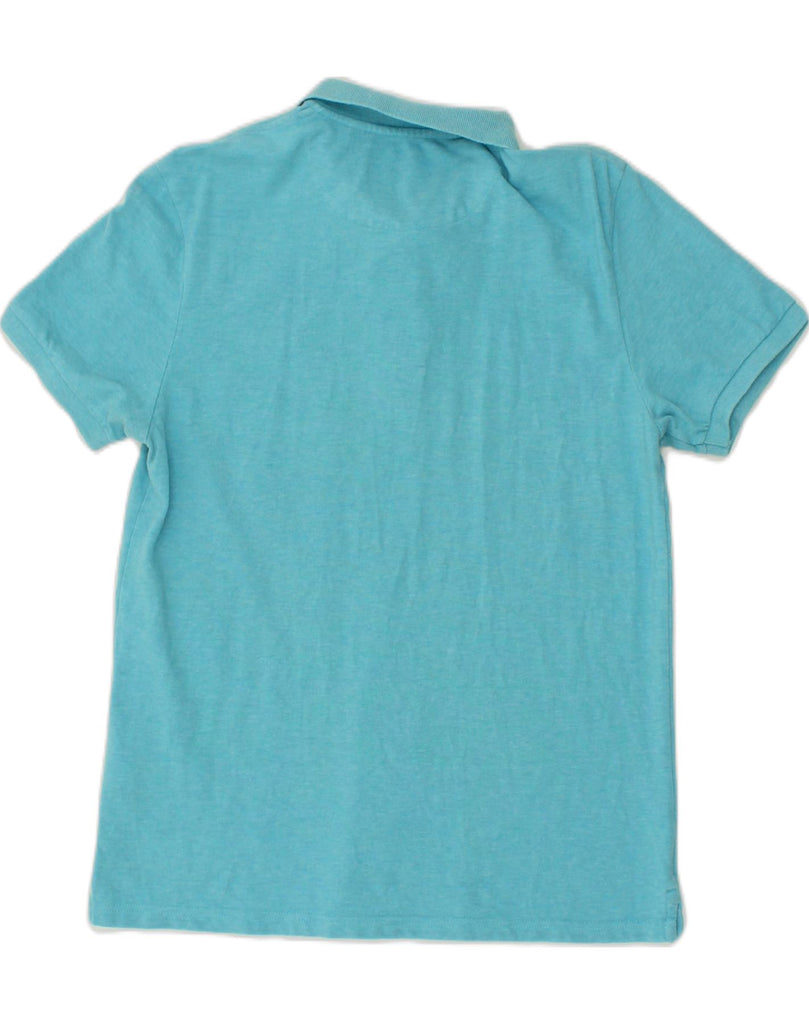 LYLE & SCOTT Mens Polo Shirt Large Blue Cotton | Vintage Lyle & Scott | Thrift | Second-Hand Lyle & Scott | Used Clothing | Messina Hembry 