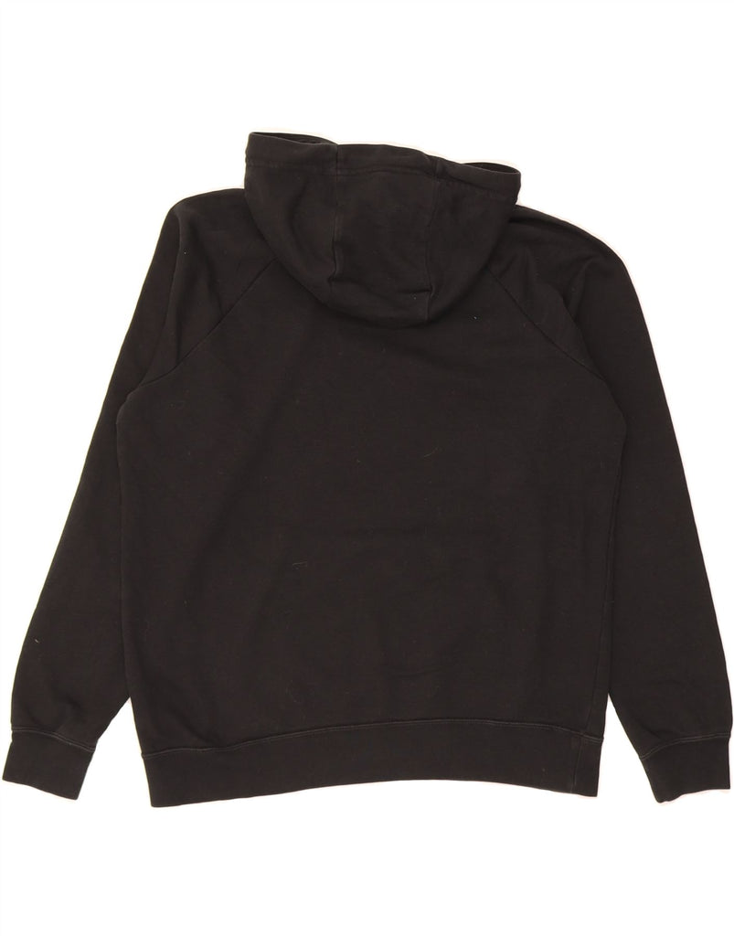 NIKE Womens Hoodie Jumper UK 14 Medium Black Cotton Vintage Nike and Second-Hand Nike from Messina Hembry 