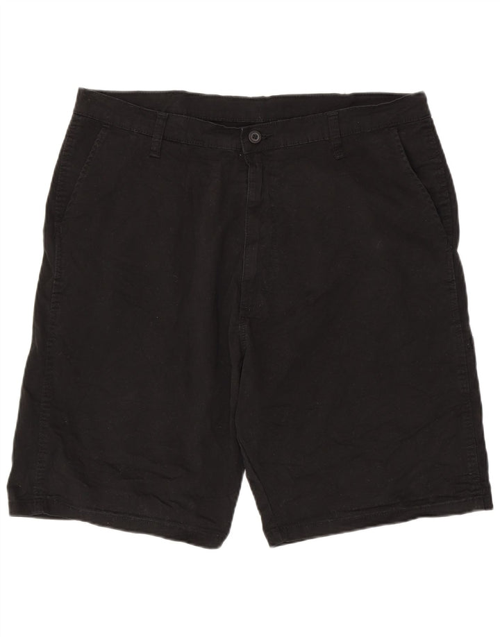 Wrangler Mens Cargo Shorts W38 XL Black Cotton