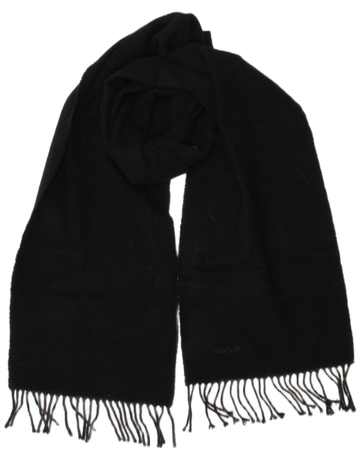 Barbour Womens Rectangle Scarf One Size Black Lambswool Classic