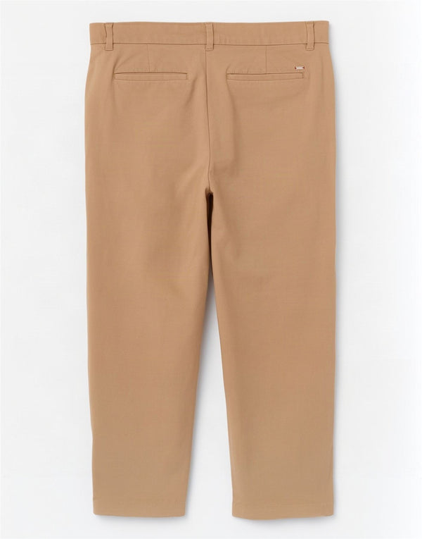 Tommy Hilfiger Womens Straight Cropped Trousers US 6 Medium W30 L24 Beige