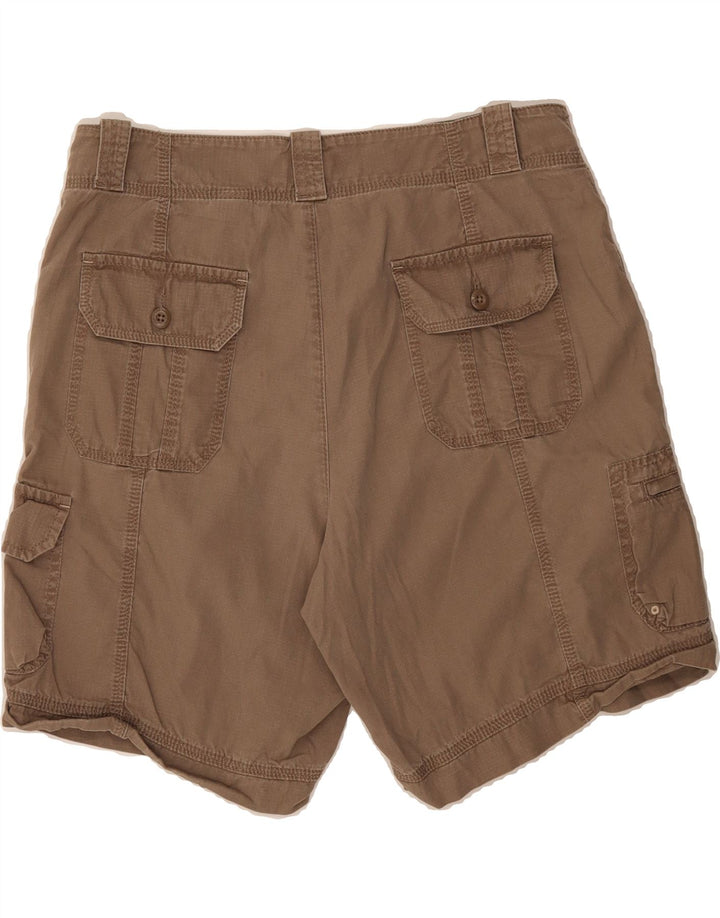 EDDIE BAUER Womens Cargo Shorts US 8 Medium W30  Brown Cotton Vintage Eddie Bauer and Second-Hand Eddie Bauer from Messina Hembry 