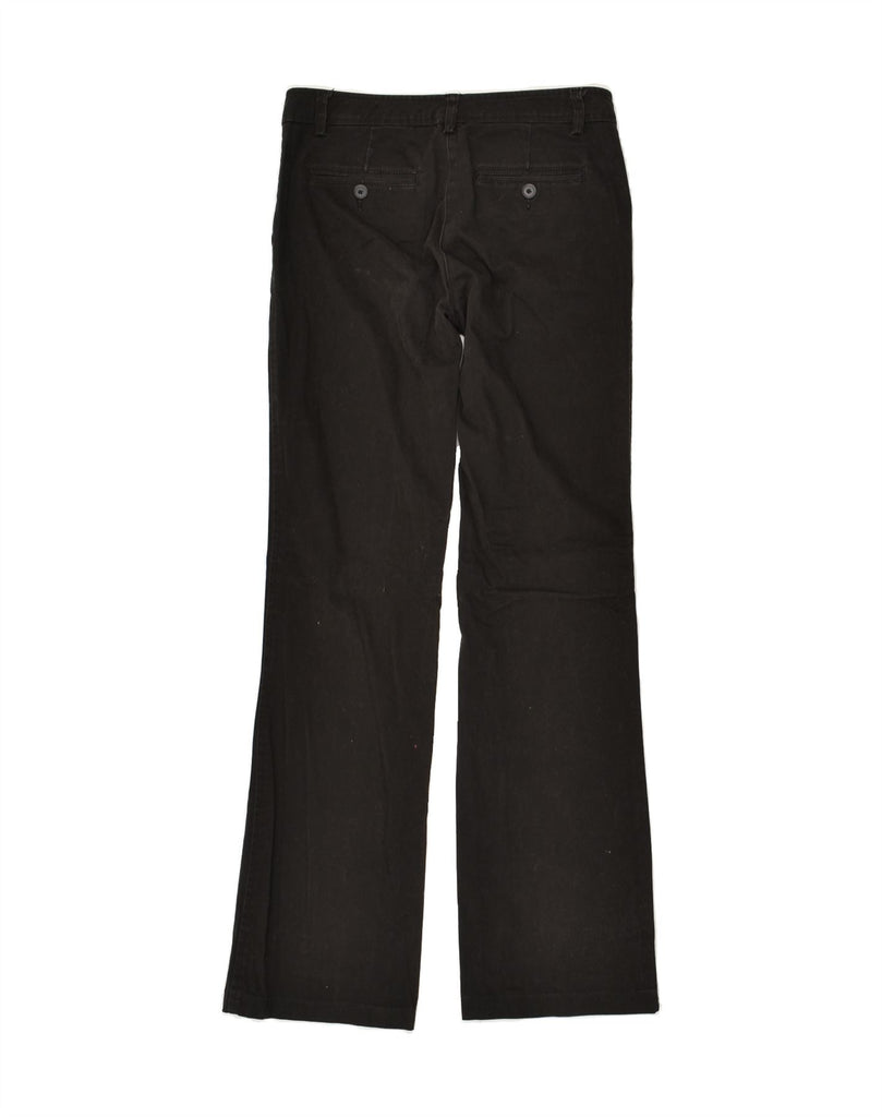 BENETTON Womens Bootcut Chino Trousers EU 38 Medium W28 L30  Black Cotton Vintage Benetton and Second-Hand Benetton from Messina Hembry 