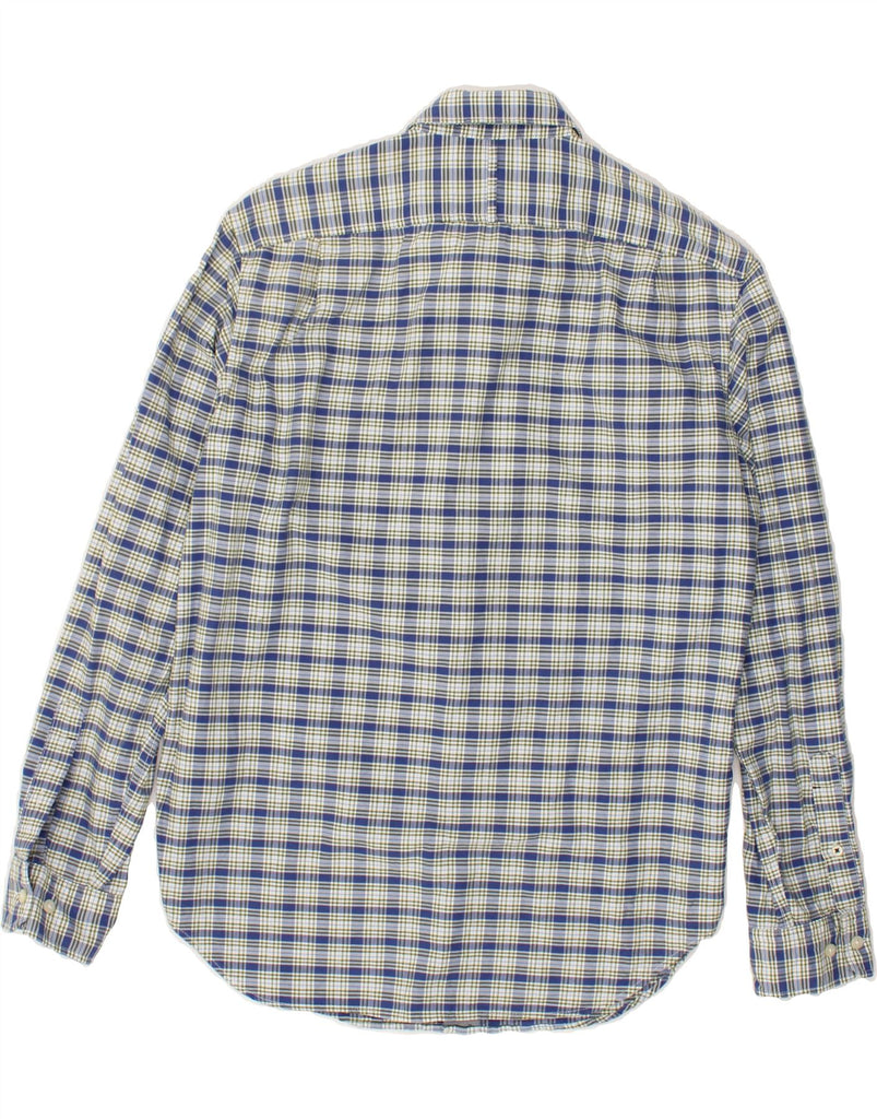 BANANA REPUBLIC Mens Oxford Slim Fit Shirt Medium Blue Check Cotton | Vintage Banana Republic | Thrift | Second-Hand Banana Republic | Used Clothing | Messina Hembry 
