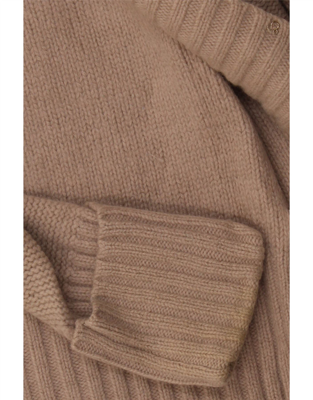 Marks & Spencer Womens Cardigan Sweater UK 16 Large Beige Angora