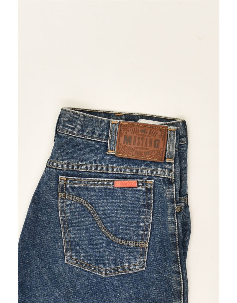 MUSTANG Womens Tapered Jeans W33 L28  Blue Cotton | Vintage Mustang | Thrift | Second-Hand Mustang | Used Clothing | Messina Hembry 
