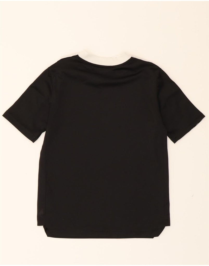 ADIDAS Boys Aeroready T-Shirt Top 11-12 Years Black Polyester Vintage Adidas and Second-Hand Adidas from Messina Hembry 