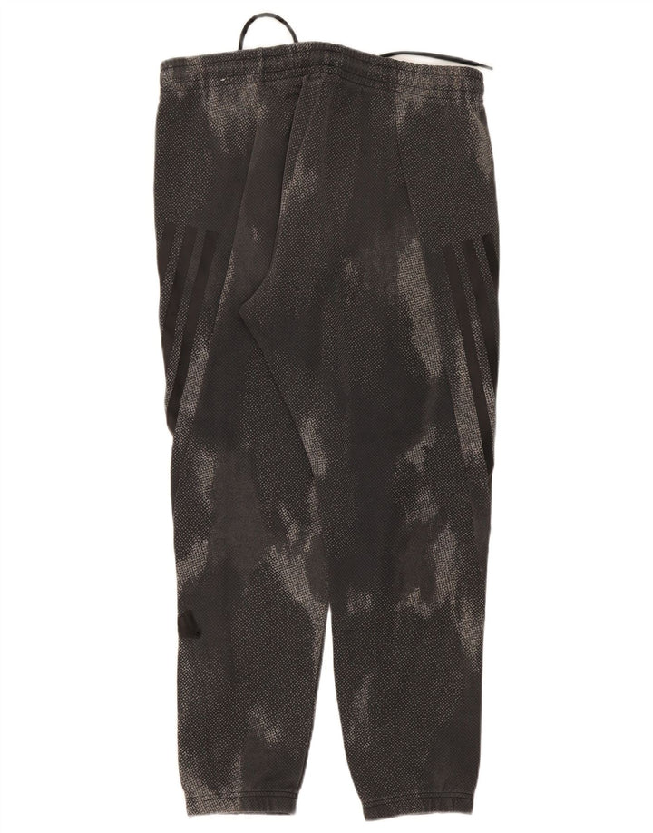 ADIDAS Mens Tracksuit Trousers Joggers Large Grey Camouflage Polyester