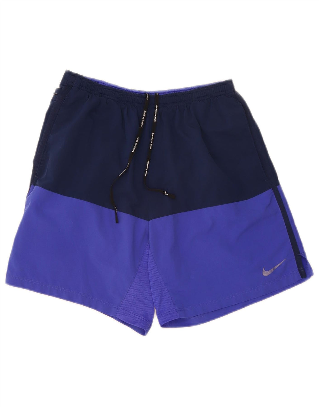 Nike Mens Sport Shorts Medium Navy Blue Colourblock Polyester