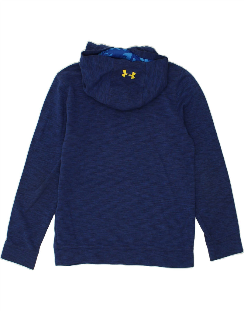 UNDER ARMOUR Boys Tall Graphic Hoodie Jumper 13-14 Years XL  Navy Blue | Vintage Under Armour | Thrift | Second-Hand Under Armour | Used Clothing | Messina Hembry 