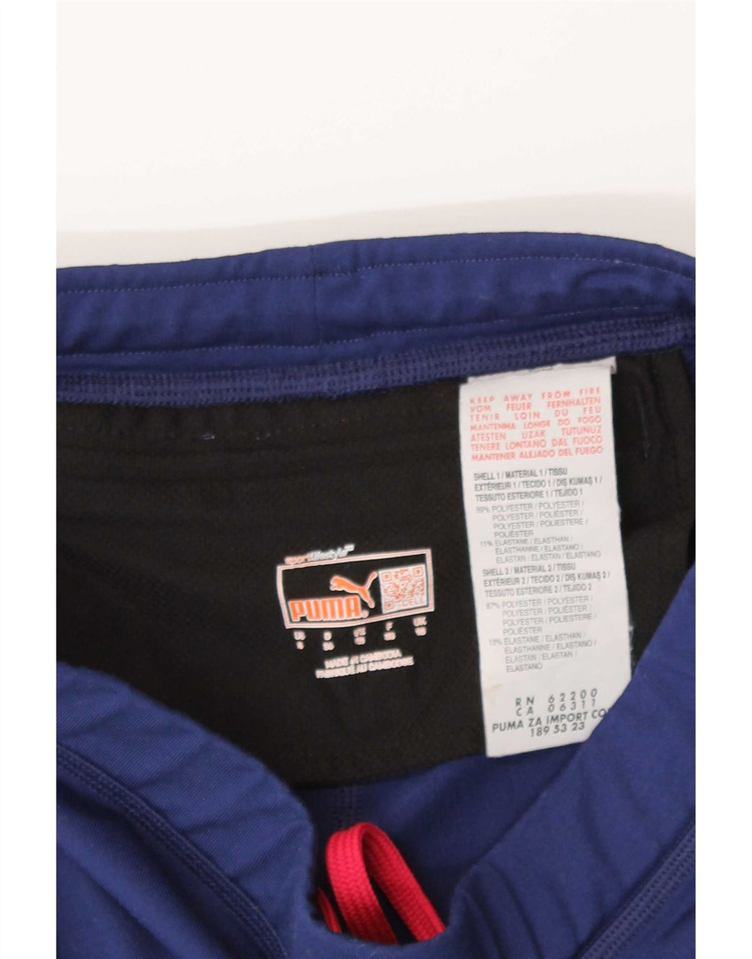 Puma Womens Capri Leggings UK 10 Small Navy Blue Polyester