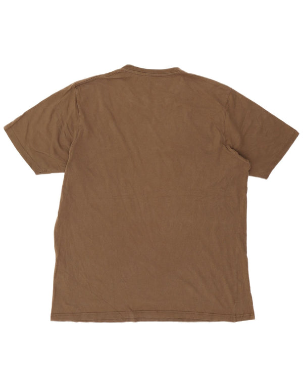 Billabong Mens Graphic T-Shirt Top 2XL Brown Cotton