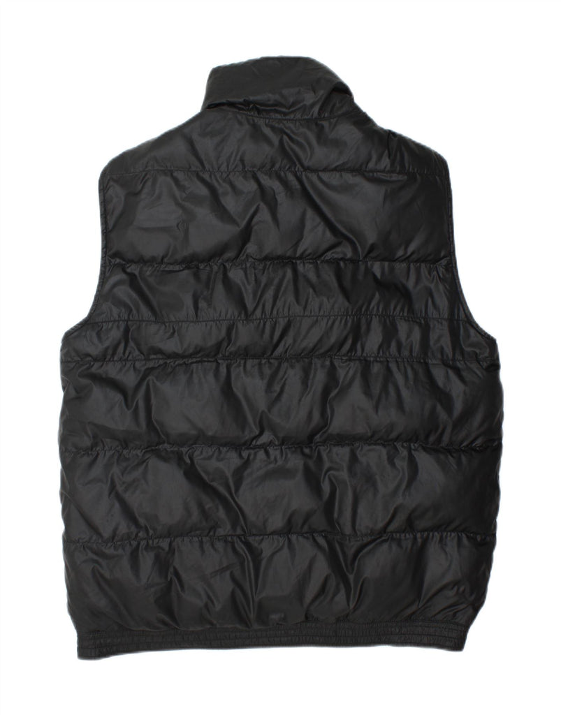 ADIDAS Mens Padded Gilet UK 40 Large Black Vintage Adidas and Second-Hand Adidas from Messina Hembry 