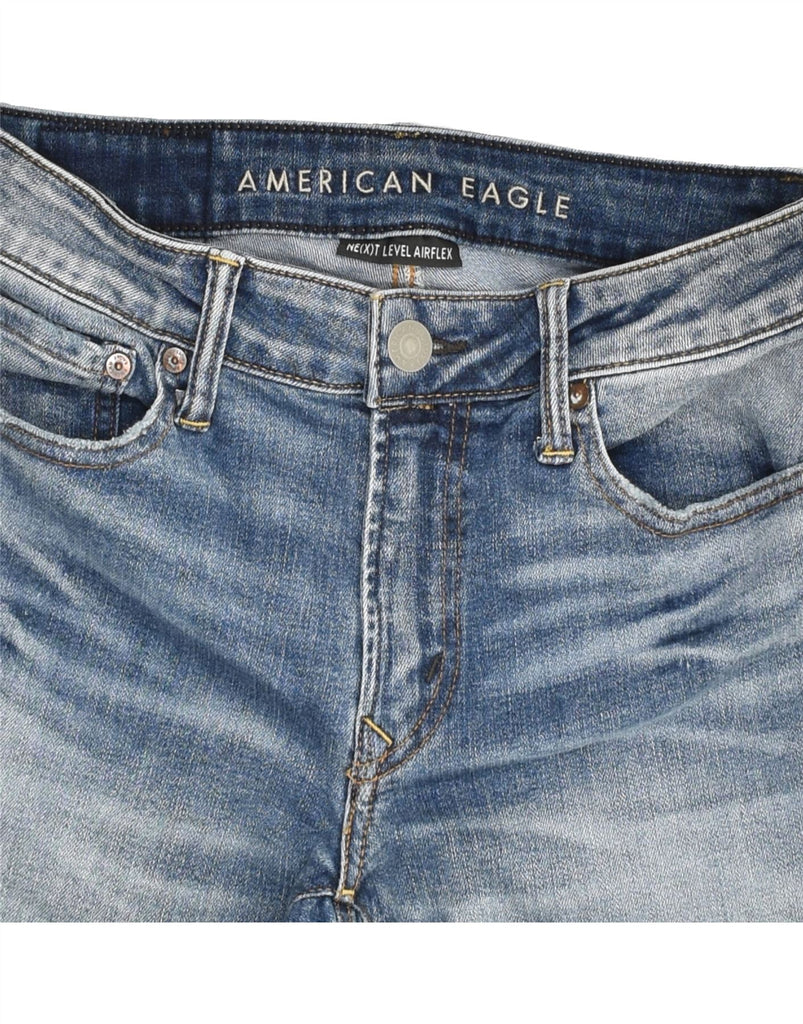 AMERICAN EAGLE Womens Straight Jeans W28 L28  Blue Cotton | Vintage American Eagle | Thrift | Second-Hand American Eagle | Used Clothing | Messina Hembry 