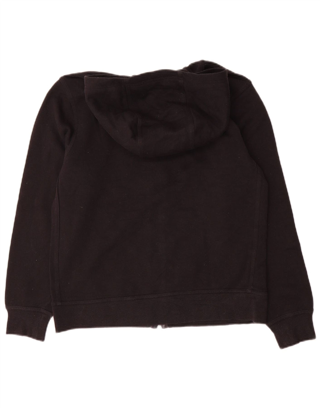 Nike Womens Zip Hoodie Sweater UK 12 Medium Black