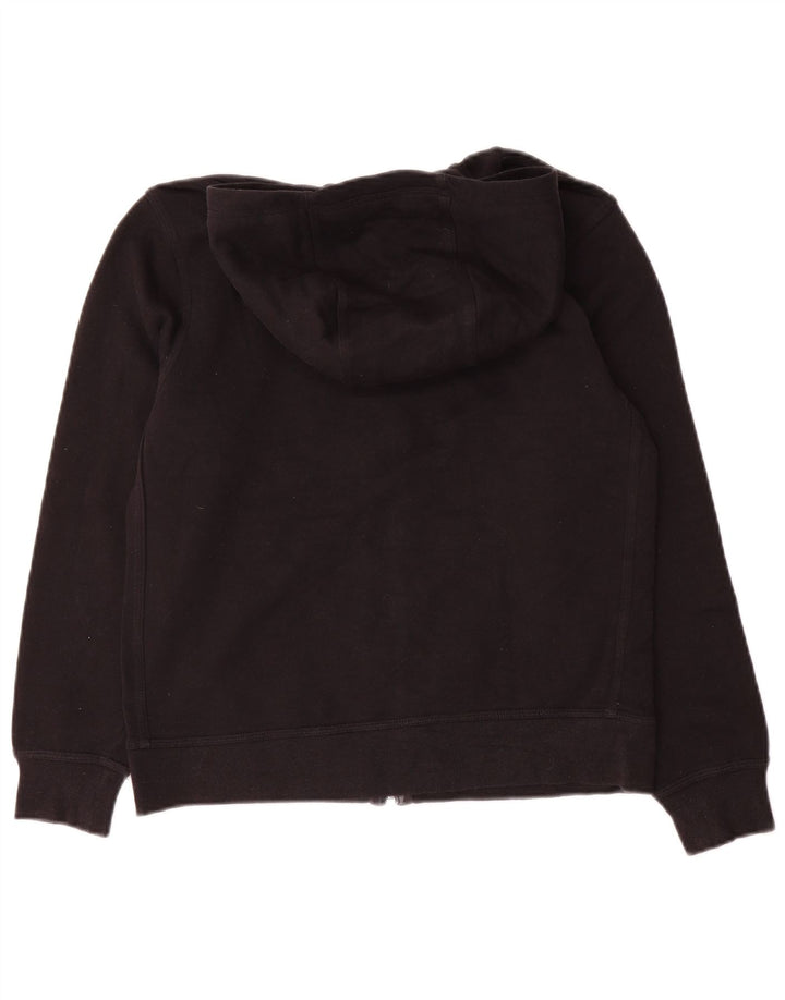 Nike Womens Zip Hoodie Sweater UK 12 Medium Black