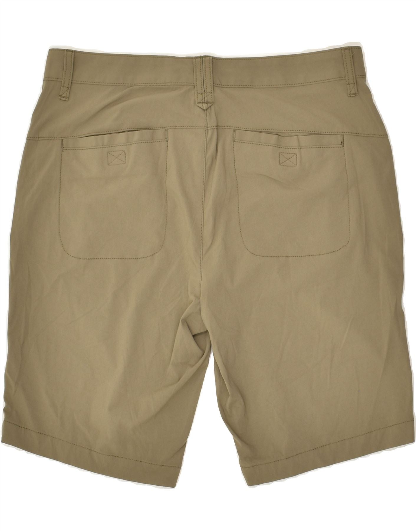 EDDIE BAUER Womens Casual Shorts US Medium W32 Khaki Nylon