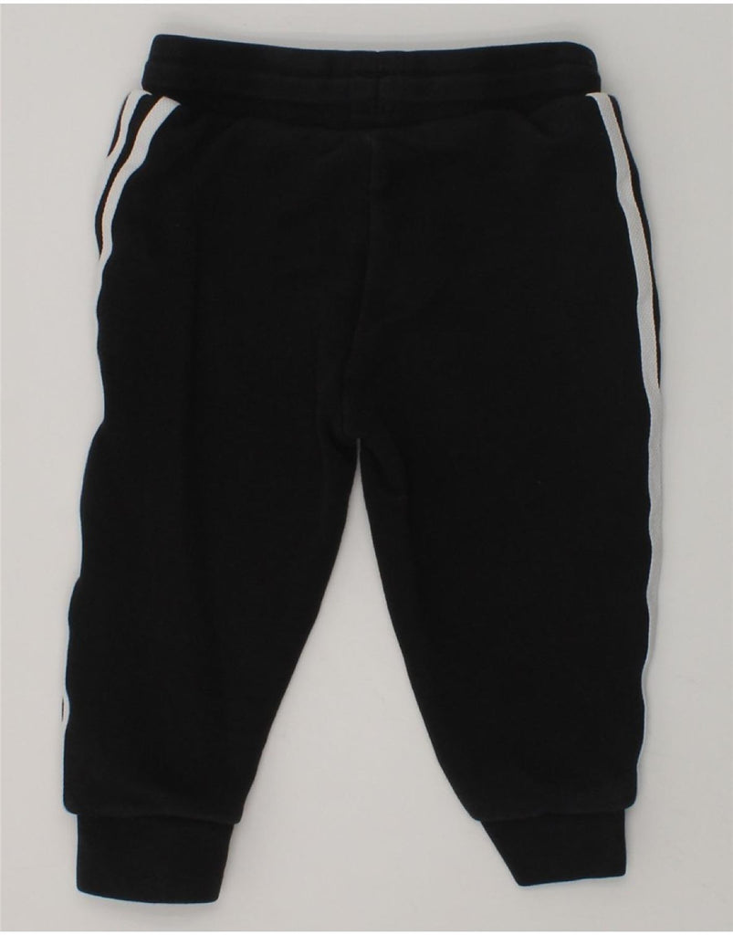 ADIDAS Baby Boys Joggers Tracksuit Trousers 12-18 Months Black Cotton | Vintage Adidas | Thrift | Second-Hand Adidas | Used Clothing | Messina Hembry 