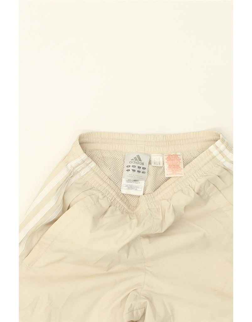 ADIDAS Boys Bermuda Sport Shorts 11-12 Years Beige Nylon | Vintage Adidas | Thrift | Second-Hand Adidas | Used Clothing | Messina Hembry 