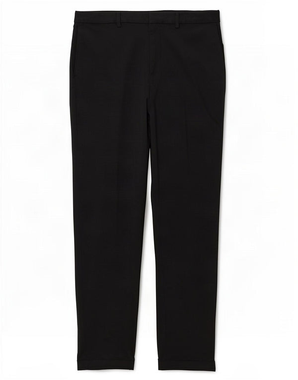 Marks & Spencer Womens Straight Suit Trousers UK 10 Small W27 L26 Black
