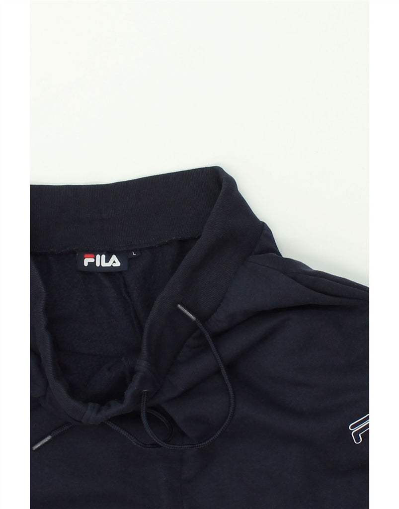 FILA Mens Tracksuit Trousers Joggers Large  Navy Blue Cotton Vintage Fila and Second-Hand Fila from Messina Hembry 