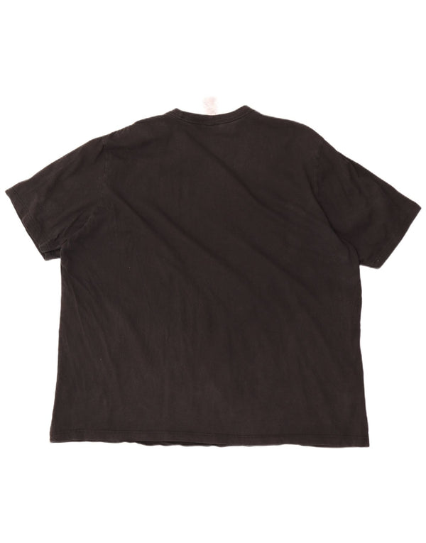 Adidas Mens T-Shirt Top 3XL Black Cotton