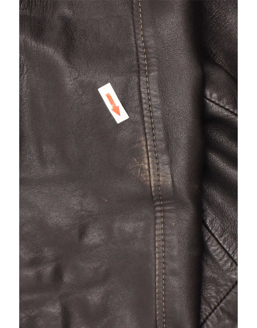Vintage Mens Leather Jacket UK 40 Large Black