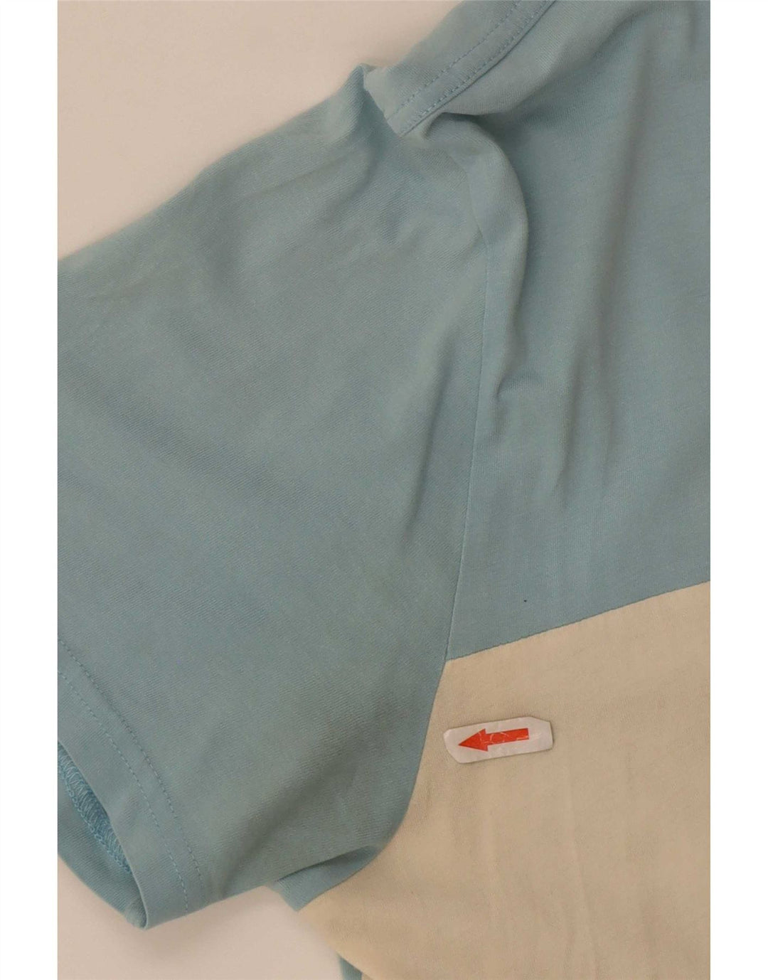 Champion Mens T-Shirt Top Medium Blue Colourblock Cotton