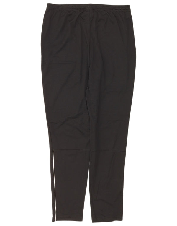 NIKE Womens Dri Fit Tracksuit Trousers UK 14 Large  Black Polyester