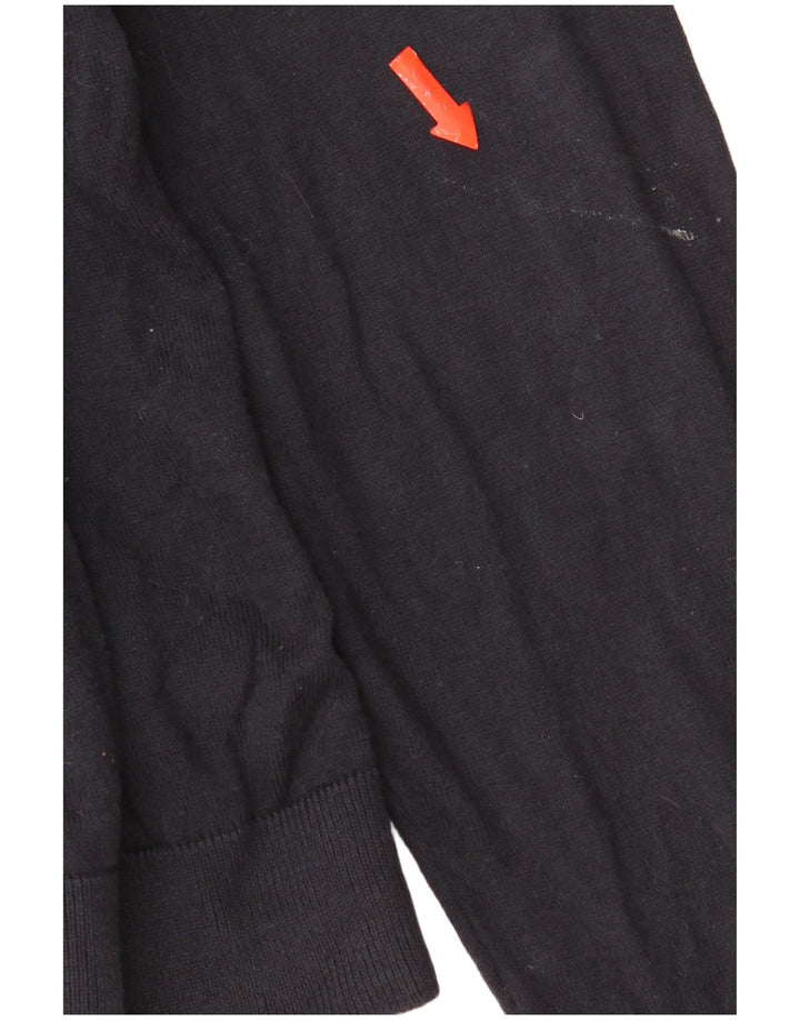 Marks & Spencer Mens Tailored Fit Cardigan Sweater Large Navy Blue