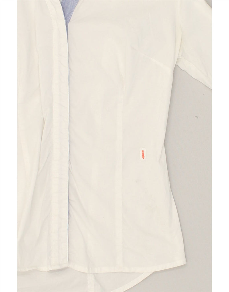 DACK'S Womens Shirt UK 12 Medium White | Vintage Dack's | Thrift | Second-Hand Dack's | Used Clothing | Messina Hembry 