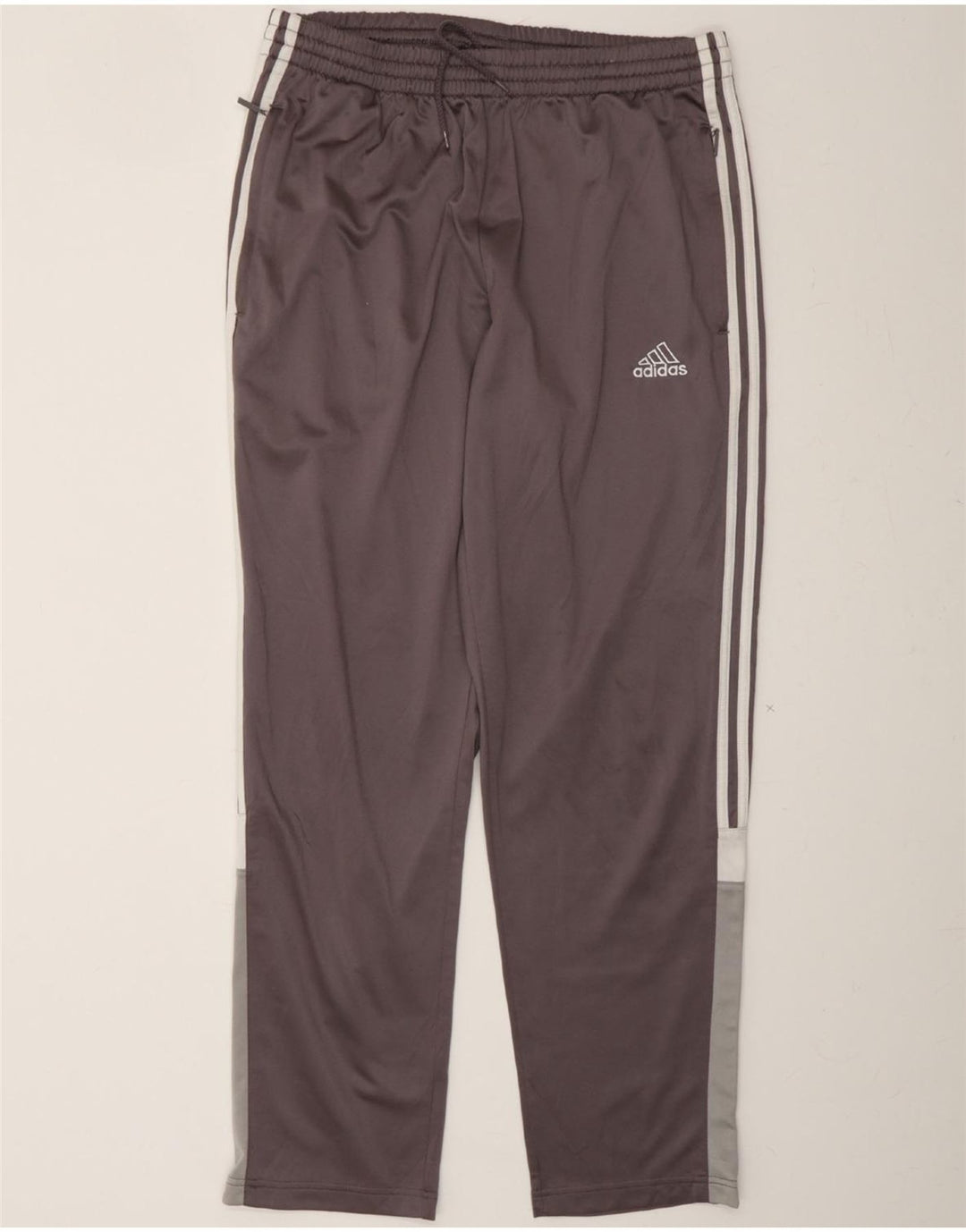 ADIDAS Mens Tracksuit Trousers UK 40/42 Medium  Grey Polyester Vintage Adidas and Second-Hand Adidas from Messina Hembry 