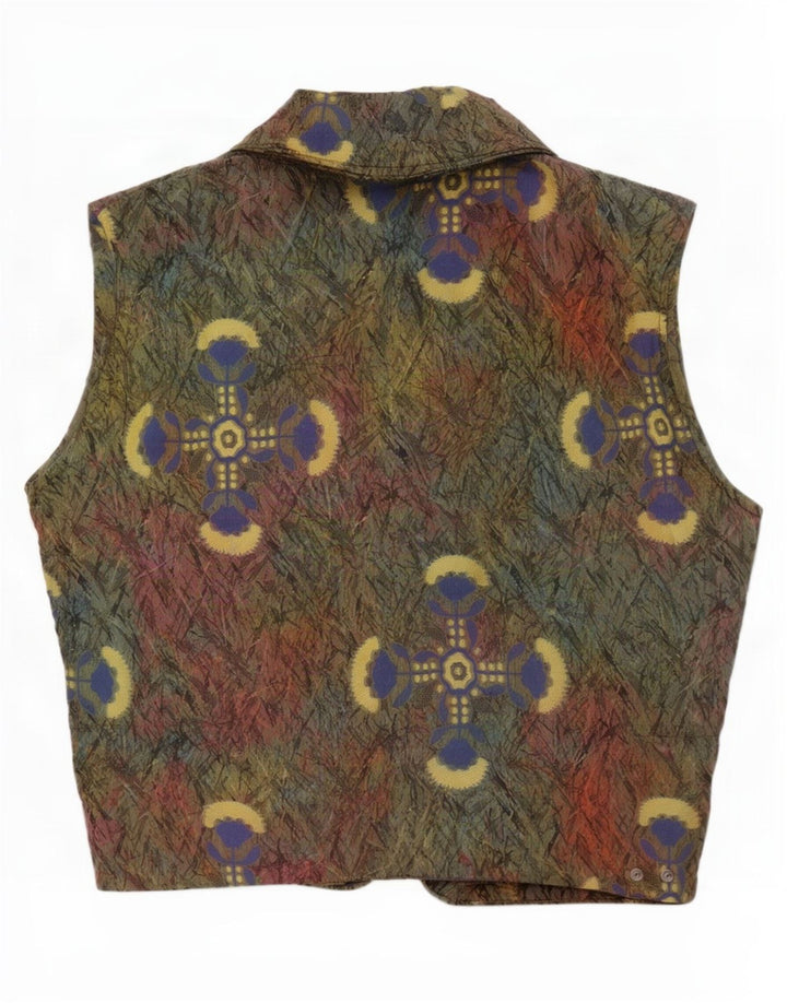 Chervo Womens Ski Oversized Gilet IT 44 Medium Multicoloured Floral