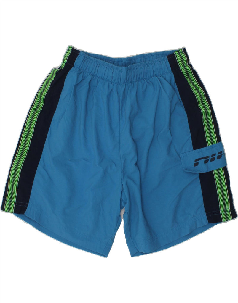 NIKE Boys Sport Shorts 11-12 Years Medium  Blue Nylon | Vintage Nike | Thrift | Second-Hand Nike | Used Clothing | Messina Hembry 