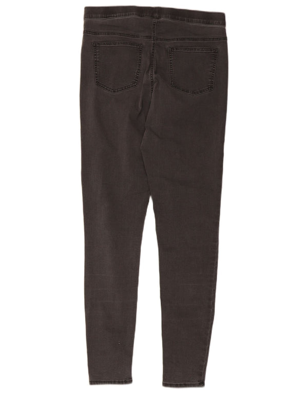 Marks & Spencer Womens Jegging Jeans UK 12 Medium W30 L28 Grey Cotton
