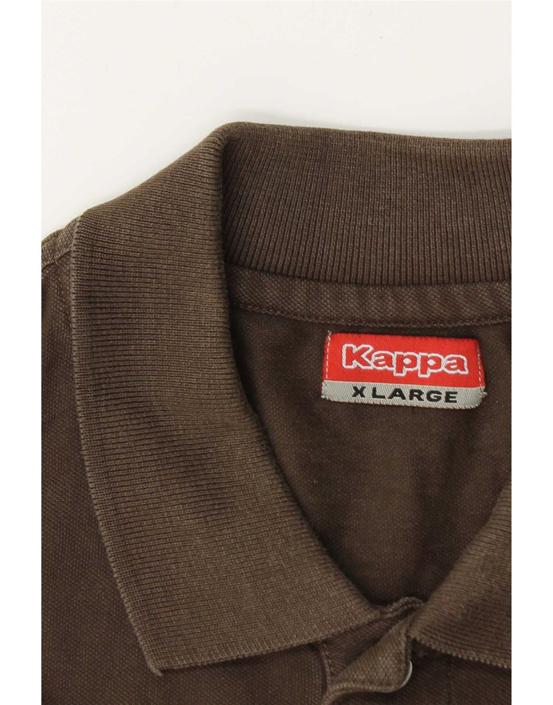 Kappa Mens Polo Shirt XL Brown