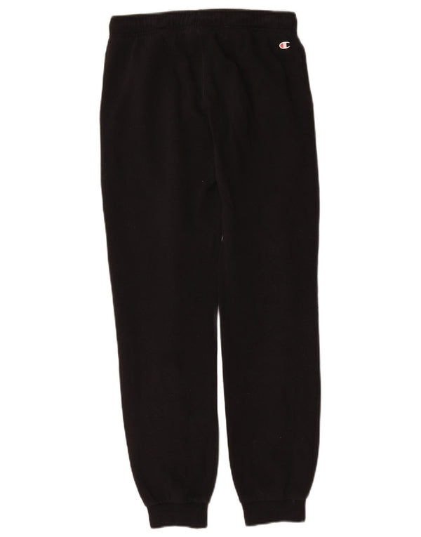 Champion Boys Graphic Tracksuit Trousers Joggers 11-12 Years Large Black