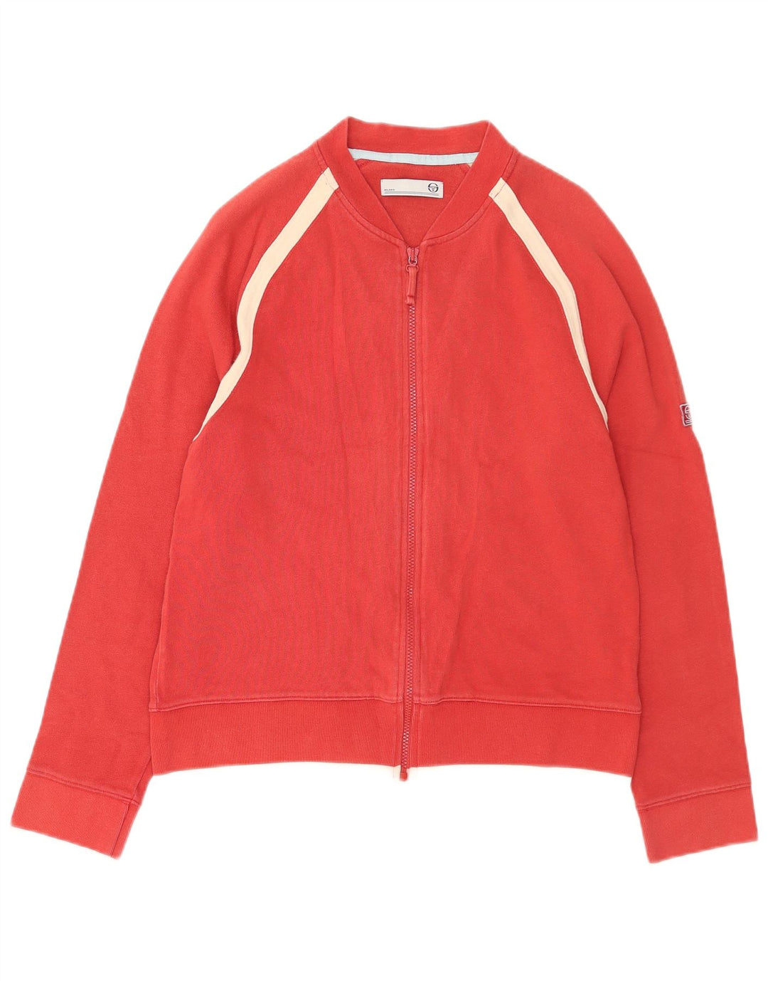 Sergio Tacchini Mens Tracksuit Top Jacket Medium Red Polyester