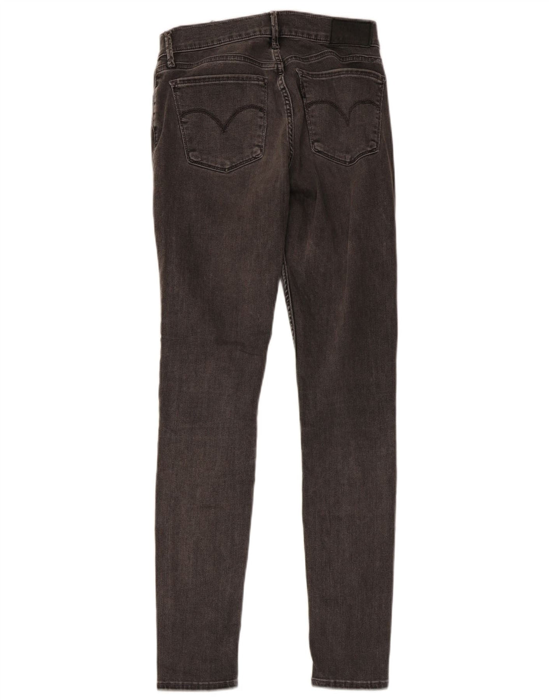 LEVI'S Womens 710 Super Skinny Jeans W26 L29 Grey Cotton