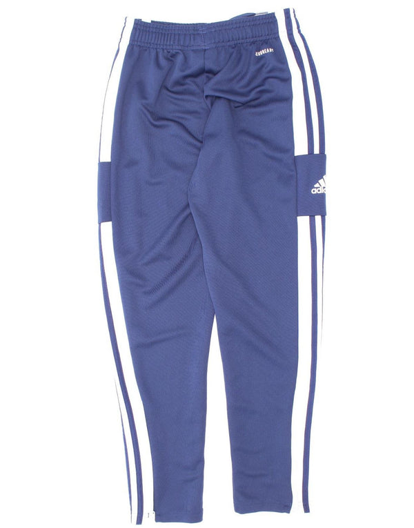 Adidas Boys Aeroready Graphic Tracksuit Trousers 9-10 Years Navy Blue