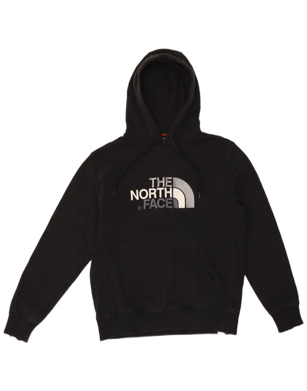 The North Face Mens Graphic Hoodie Jumper Medium Black Cotton
